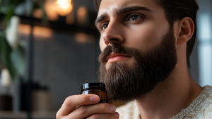 Beard balm can help style and condition facial hair naturally by CrowsNest