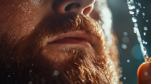 Beard oil can help prevent dandruff and dry skin. by CrowsNest
