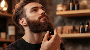 Beard balm helps hydrate and condition facial hair effectively by CrowsNest