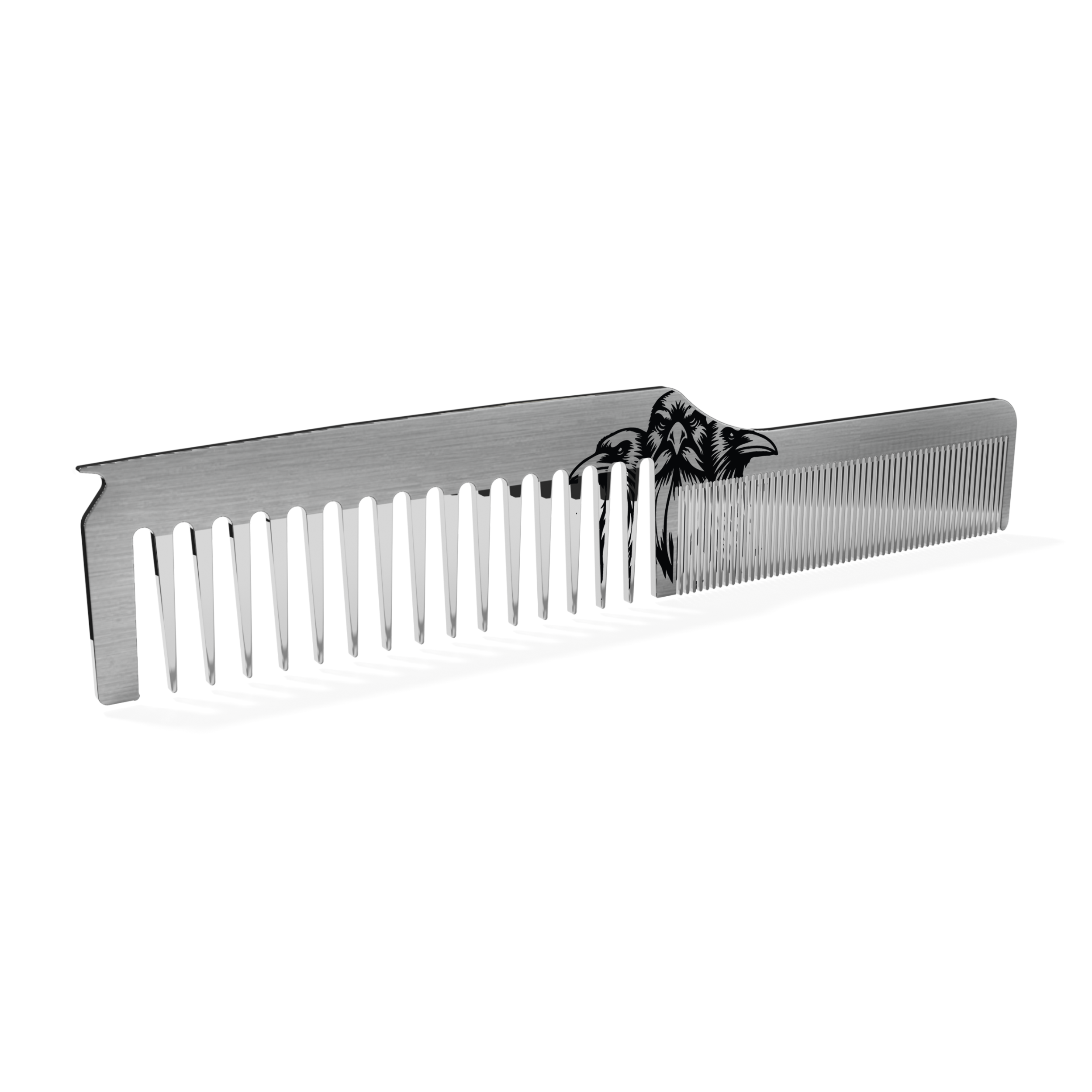 Stainless Dual Tooth Comb